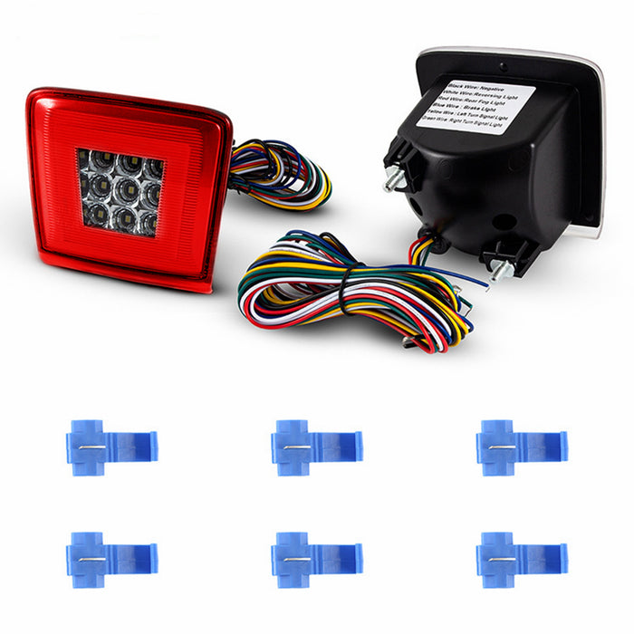 Yankok Nissan Nismo LED Rear Bumper Light for 370Z 2009-2021, Juke Nismo 2013-2017, Sentra Nismo 2017-2019 Red Clear