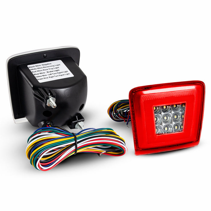 Yankok Nissan Nismo LED Rear Bumper Light for 370Z 2009-2021, Juke Nismo 2013-2017, Sentra Nismo 2017-2019 Red Clear