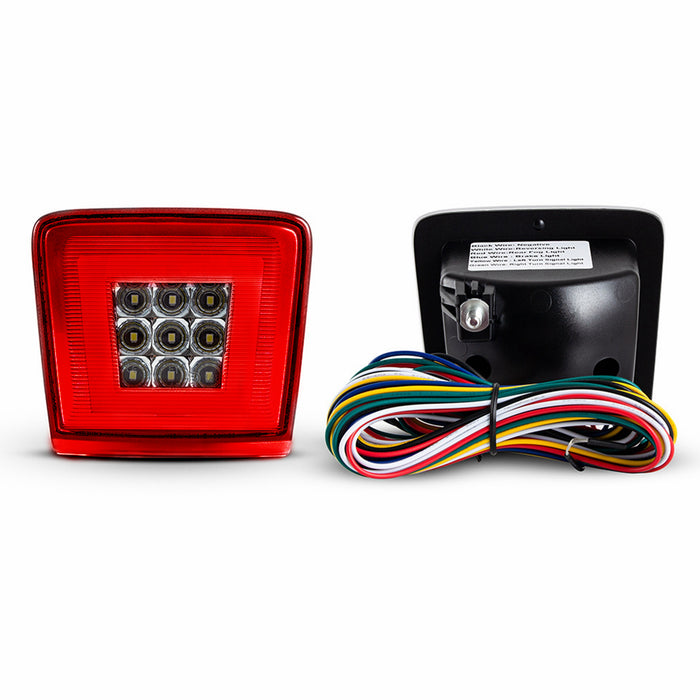 Yankok Nissan Nismo LED Rear Bumper Light for 370Z 2009-2021, Juke Nismo 2013-2017, Sentra Nismo 2017-2019 Red Clear