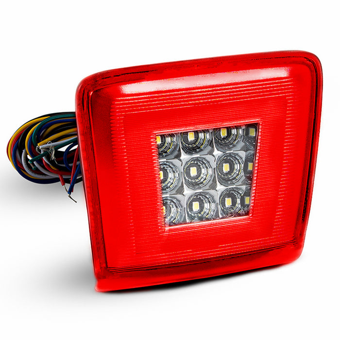 Yankok Nissan Nismo LED Rear Bumper Light for 370Z 2009-2021, Juke Nismo 2013-2017, Sentra Nismo 2017-2019 Red Clear