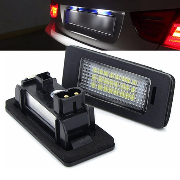 Yankok LED License Plate Lights for BMW 1 3 4 5 Series E82 E88 E90 E91 E92 E93 E39 E60 E61 E70 E71 E72 X1 X3 X5 X6 M3 M4