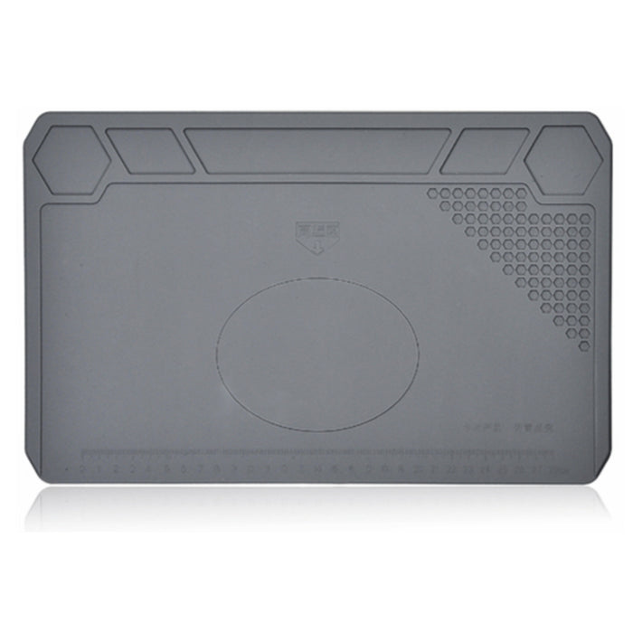 Yankok TE-615 Anti-Static Mat Gray 35 x 25cm. Heat Insulation 450℃, Non Magnetic