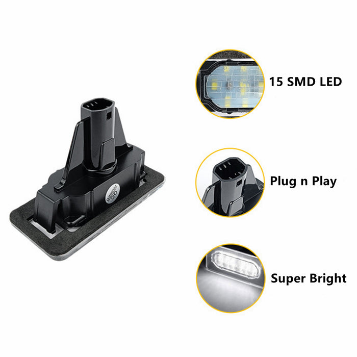 Yankok LED License Plate Lights for Toyota Corolla 2014–2019 11th Gen E170