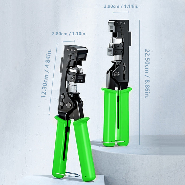 Yankok 90 Degree Keystone Jack Punch Down Tool Specific Modular FIT (Check Jacks’ Fitment in Picture) Green Handle