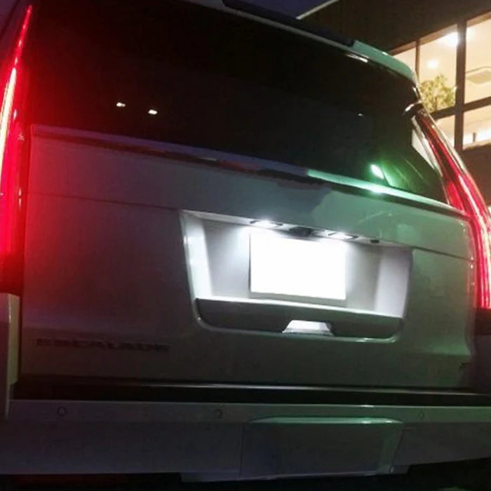 Yankok LED License Plate Lights for Chevrolet Suburban Tahoe Malibu GMC Yukon Cadillac Escalade ATS 2015-2020
