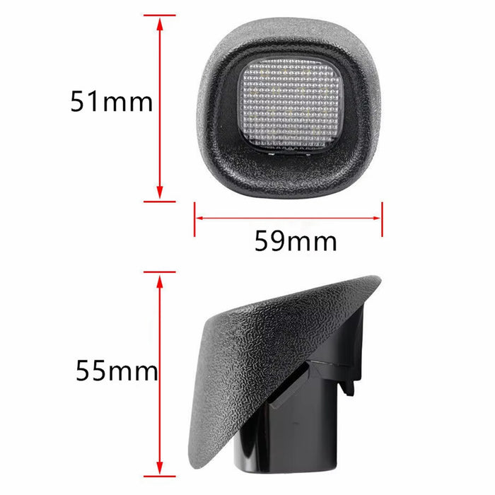 Yankok LED License Plate Lights T10 Plug for Chevrolet Blazer S10 1998-2005 GMC Sonoma Jimmy 1998-2004 Oldsmobile Bravada 1998-2001