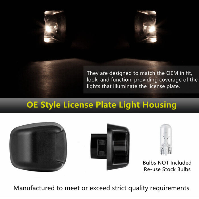 Yankok OE Style License Plate Light Housing For Nissan Frontier / Titan / Xterra / Armada and Suzuki Equator 2007/2008+