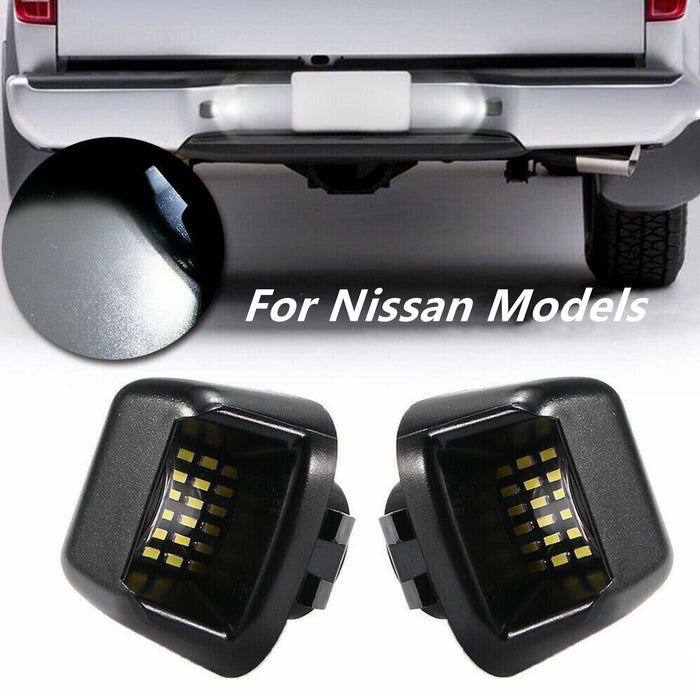 Yankok LED License Plate Lights For Nissan Frontier / Titan / Xterra / Armada and Suzuki Equator 2007/2008+