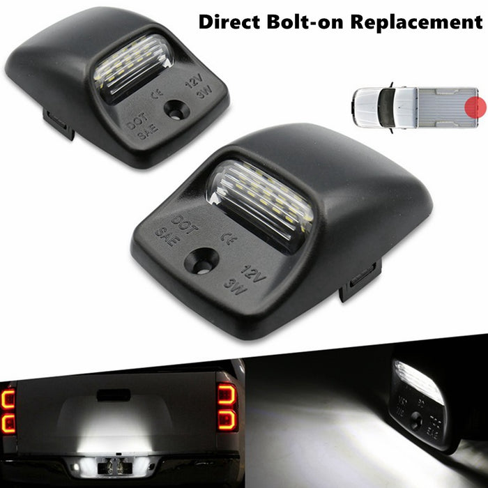 Yankok Toyota Tundra Tacoma LED License Plate Lights 2000-2015 2nd Gen White
