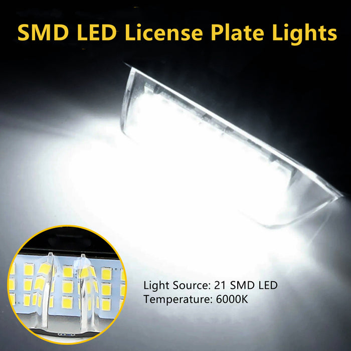 Yankok LED License Plate Lights for Toyota RAV4 Highlander Avalon Corolla Prius Alphard and Lexus ES300h LX600 UX200/300