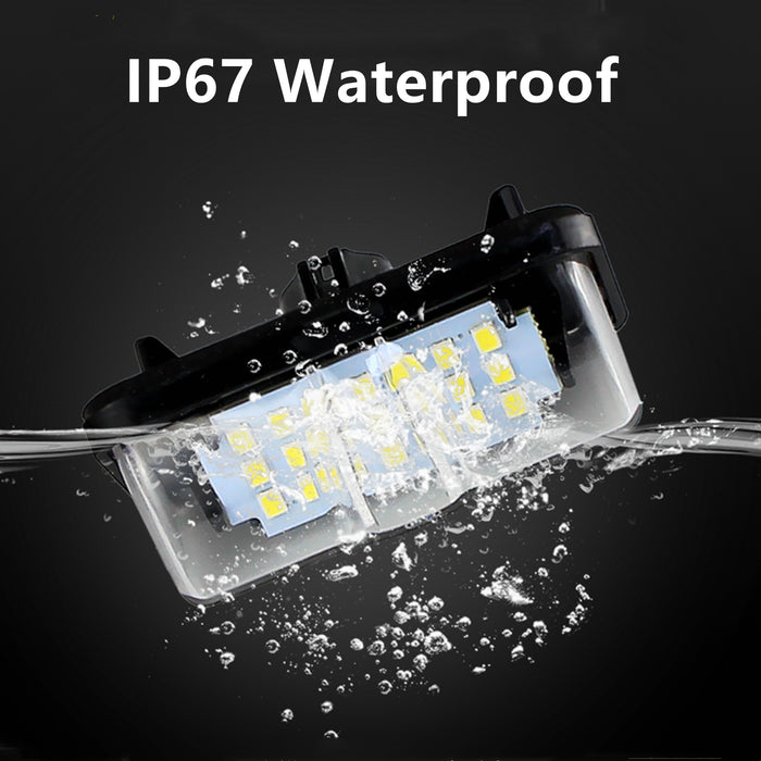 Yankok LED License Plate Lights for Toyota RAV4 Highlander Avalon Corolla Prius Alphard and Lexus ES300h LX600 UX200/300