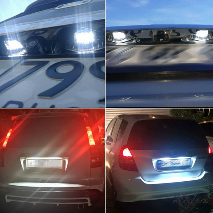 Yankok LED License Plate Lights for Honda CR-V Civic Accord Crosstour HR-V Odyssey Insight Element FR-V Jazz Element Fit and Stream