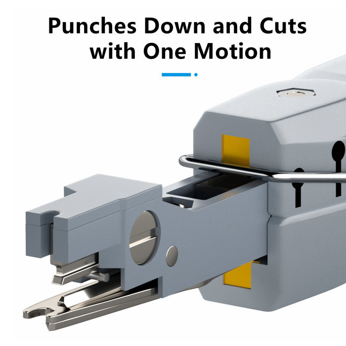 Yankok KRONE Impact Punch Down Tool with Built-in Swing-out Hooks and Spudger