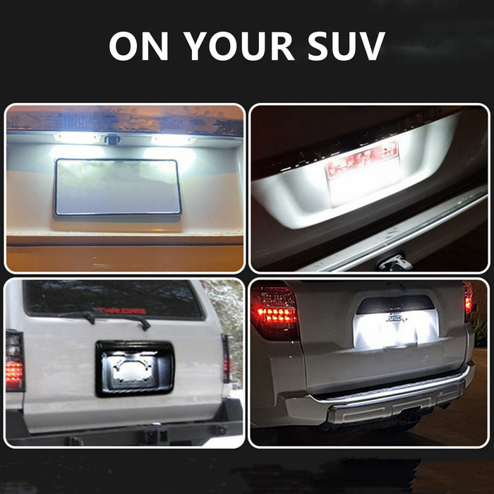 Yankok LED License Plate Lights for Toyota 4Runner 1996-2024 Sequoia 2008-2022