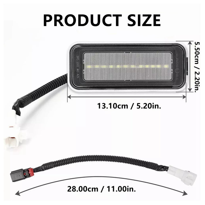 Yankok LED Bed Lights for Toyota Tacoma 2020-2023 with Connection Wire 12-SMD PT857-35200