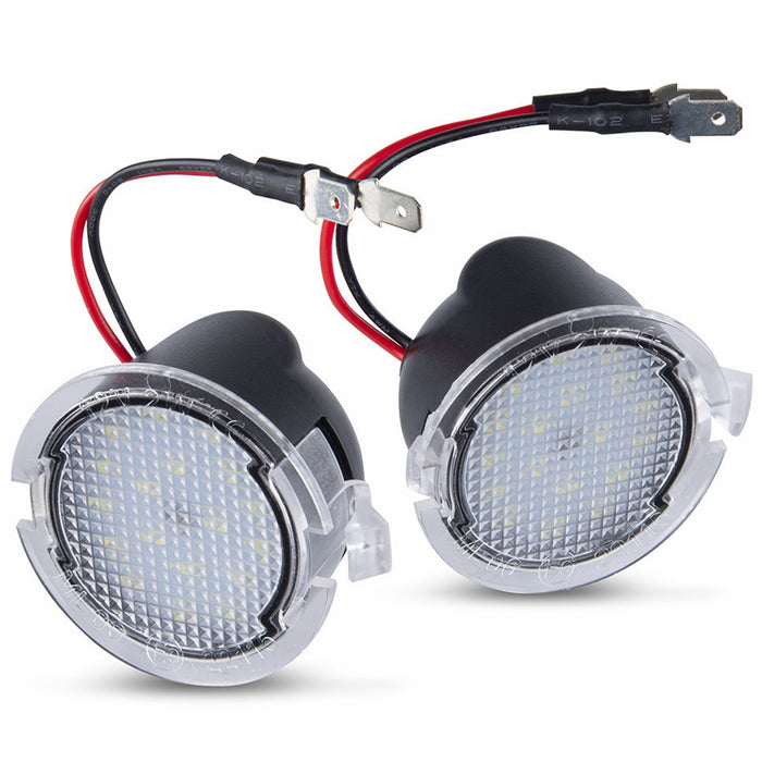 Yankok Ford and Lincoln LED Side Mirror Puddle Lights 2 Pack 18 SMD LED 6500K Blue