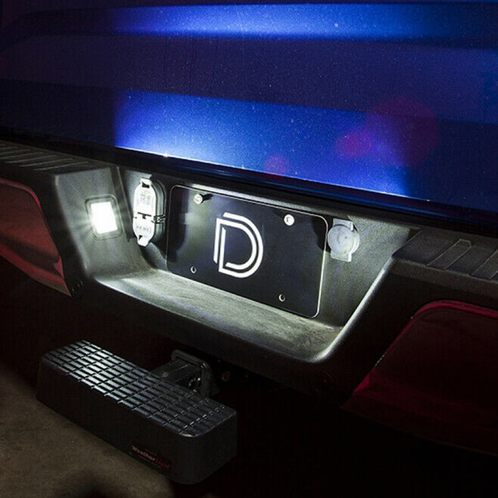 1 Pair LED License Plate Lights for Ford F-150 Raptor 1990-2014
