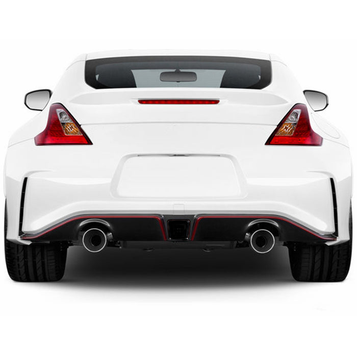 Yankok LED Rear Bumper Light for Nissan 370Z 2009-2021 Juke Nismo 2013-2017 Sentra Nismo 2017-2019 Integrated with Sequential Turn Signal, Brake Light, Fog Light and Reverse Light Smoked Tinted