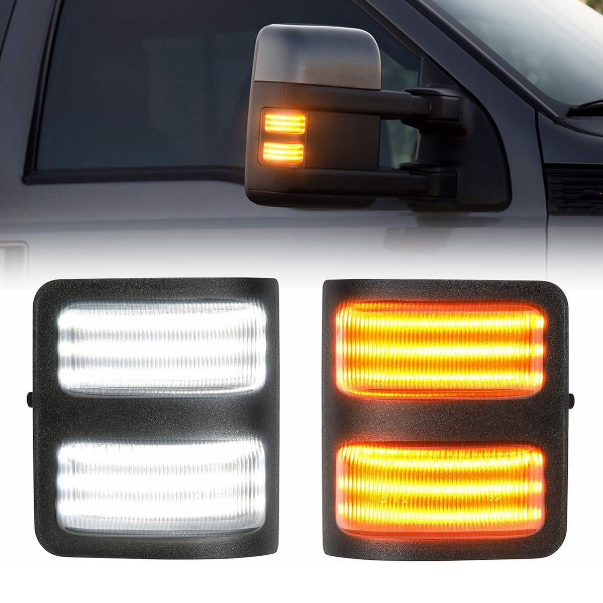 Yankok LED Side Mirror Marker Lights Ford Super Duty 20082016 F250