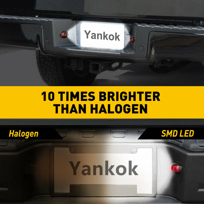 Yankok OLED License Plate Lights  Ford F-Series Pickup and E-Series SUV