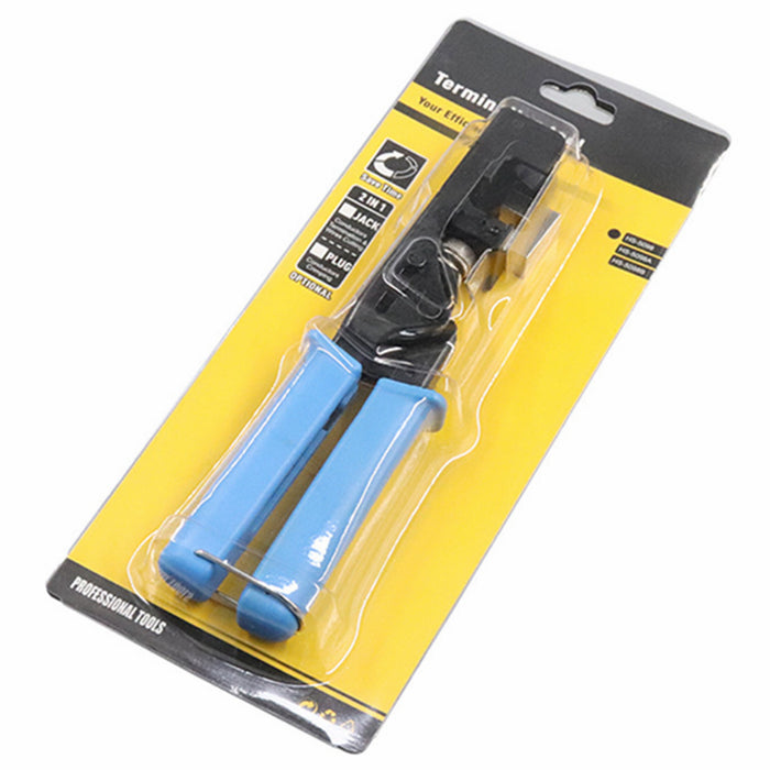 Yankok 180 Degree Keystone Jack Punch Down Tool (Fit Short Body with Plat Pin Jacks Only) 5098AB Blue