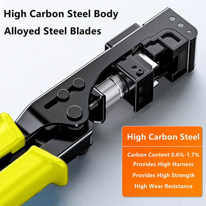 Yankok 90 Degree Keystone Jack Punch Down Tool Specific Modular FIT (Check Jacks’ Fitment in Picture) Yellow Handle