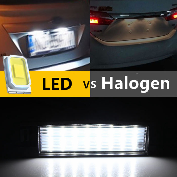 Yankok LED License Plate Lights for Toyota RAV4 Corolla Yaris Avalon Camry Soara Scion IQ IM