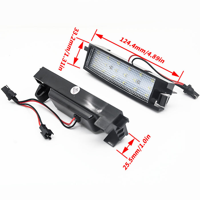 Yankok LED License Plate Lights for Toyota RAV4 Corolla Yaris Avalon Camry Soara Scion IQ IM