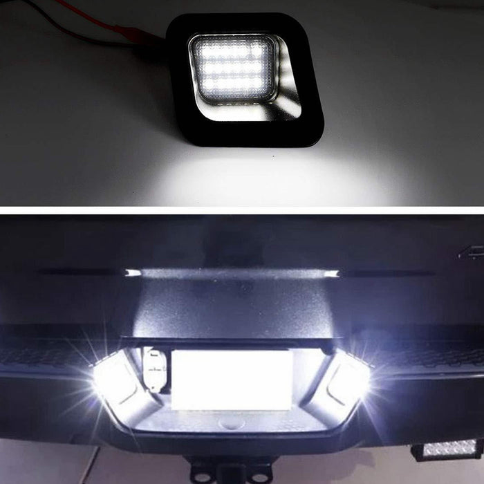 Yankok LED License Plate Lights for Dodge Ram 1500 2500 3500 2002-2018 & 2019 1500 Classic Black Smoked