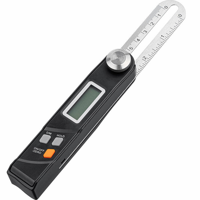 Yankok Sliding Digital T-Bevel Gauge & Protractor Angle Finder with 6in. Stainless Steel Ruler Full LCD Display