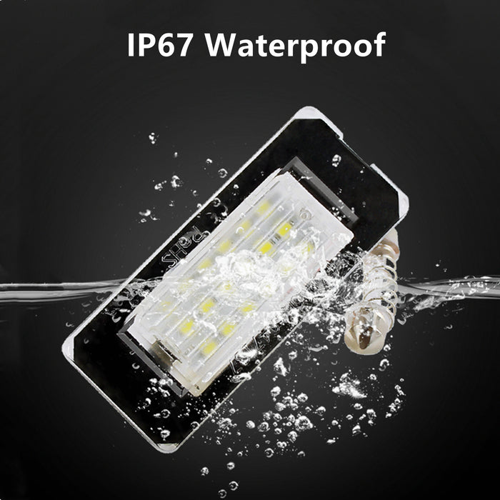 Yankok LED License Plate Lights for Mini Cooper R56 R57 R58 R59