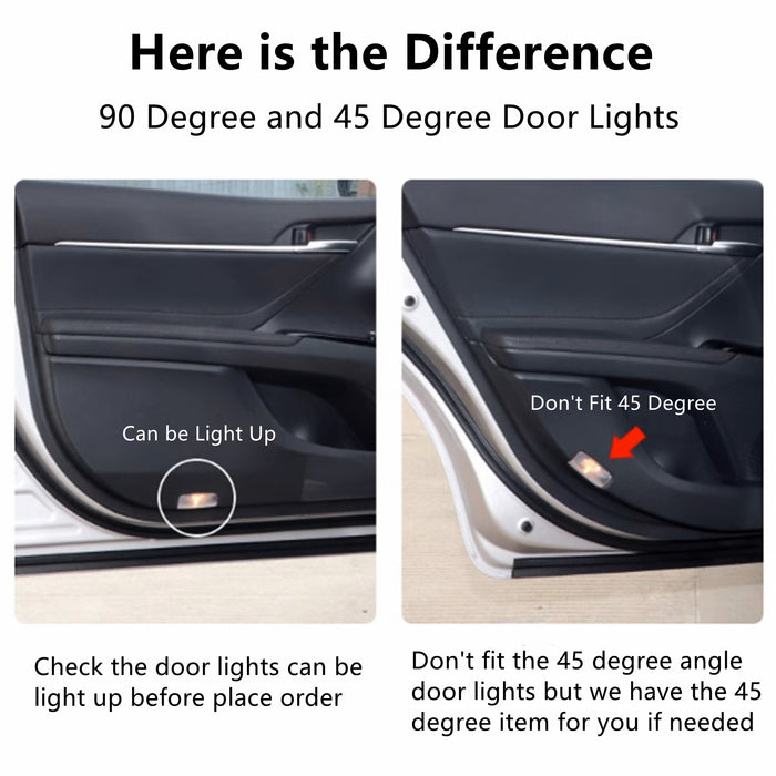 Yankok Toyota Door Lights Logo 2 Pack For Toyota All Models Universal Fit