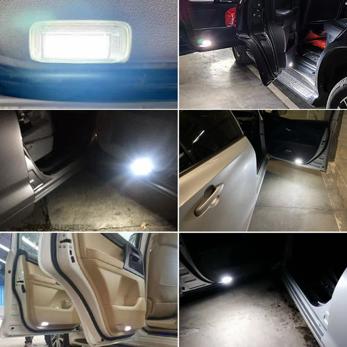 Yankok RGB Door Courtesy Lights for Toyota Camry Avalon Highlander Sienna Tundra Sequoia Prius 86 Scion FR-S Subaru BRZ Lexus IS ES GS GX LX LS RC RX