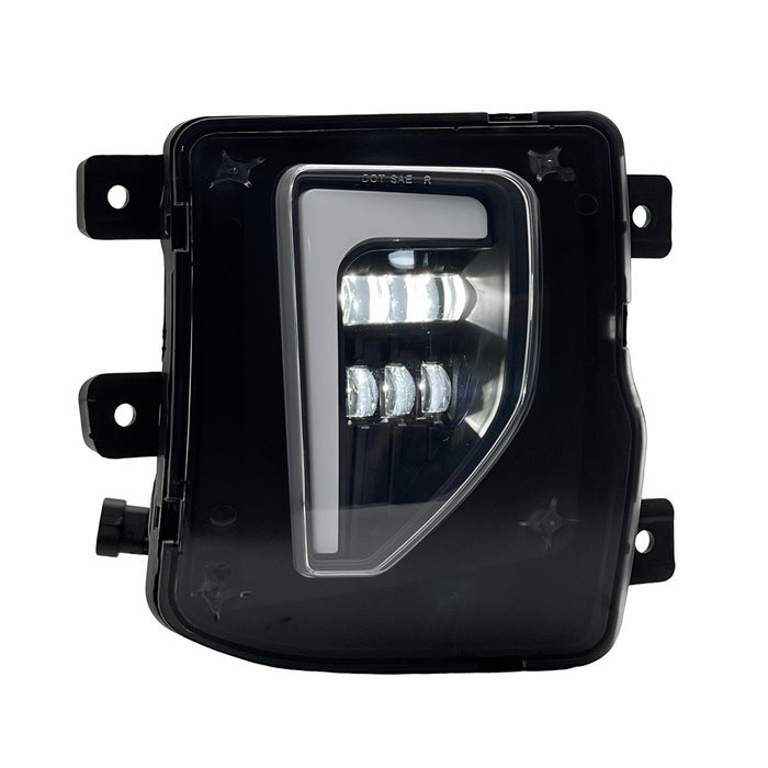 Yankok LED Fog Lights for Chevrolet Silverado 1500 2016 2017 2018 w/ Wiring Harness