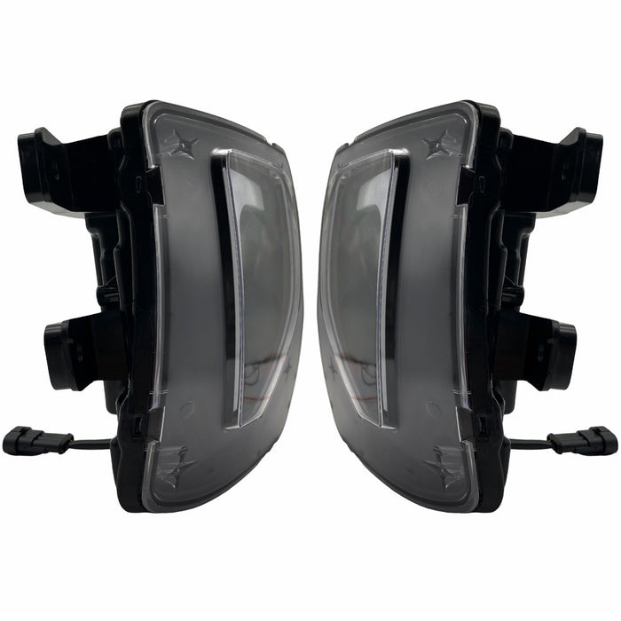 Yankok LED Fog Lights for Chevrolet Silverado 1500 2016 2017 2018 w/ Wiring Harness