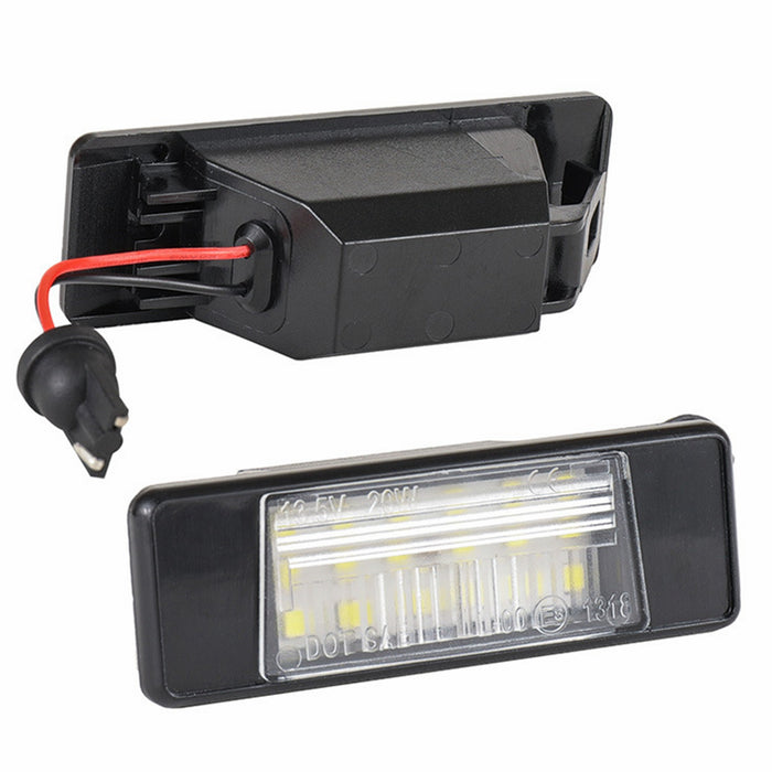 Yankok LED License Plate Lights for Infiniti Q50 Nissan Armada Juke Versa X-Trail NV200 Rouge Sport Navara Pathfinder Qashqai 18 SMD