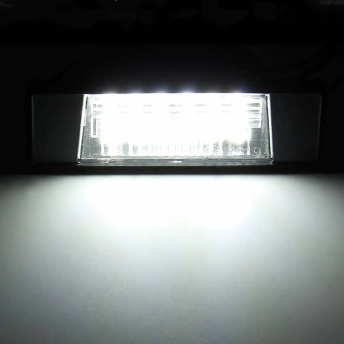 Yankok LED License Plate Lights for Infiniti Q50 Nissan Armada Juke Versa X-Trail NV200 Rouge Sport Navara Pathfinder Qashqai 18 SMD