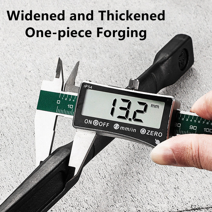 Yankok 8in. Flat Chisel with Hand Guard Green, 0.75in. Cut, 7.87in. Handle, Chrome Vanadium Alloy Steel
