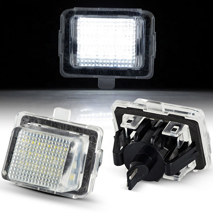 Yankok LED License Plate Lights for Mercedes Benz W204 S204 W212 S212 C207 C216 W221 T10 Plug