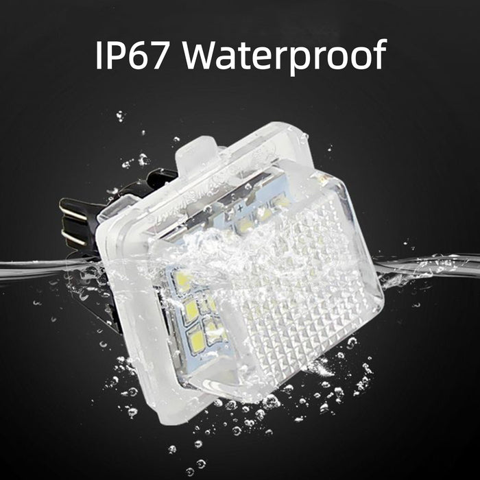 Yankok LED License Plate Lights for Mercedes Benz W204 S204 W212 S212 C207 C216 W221 T10 Plug