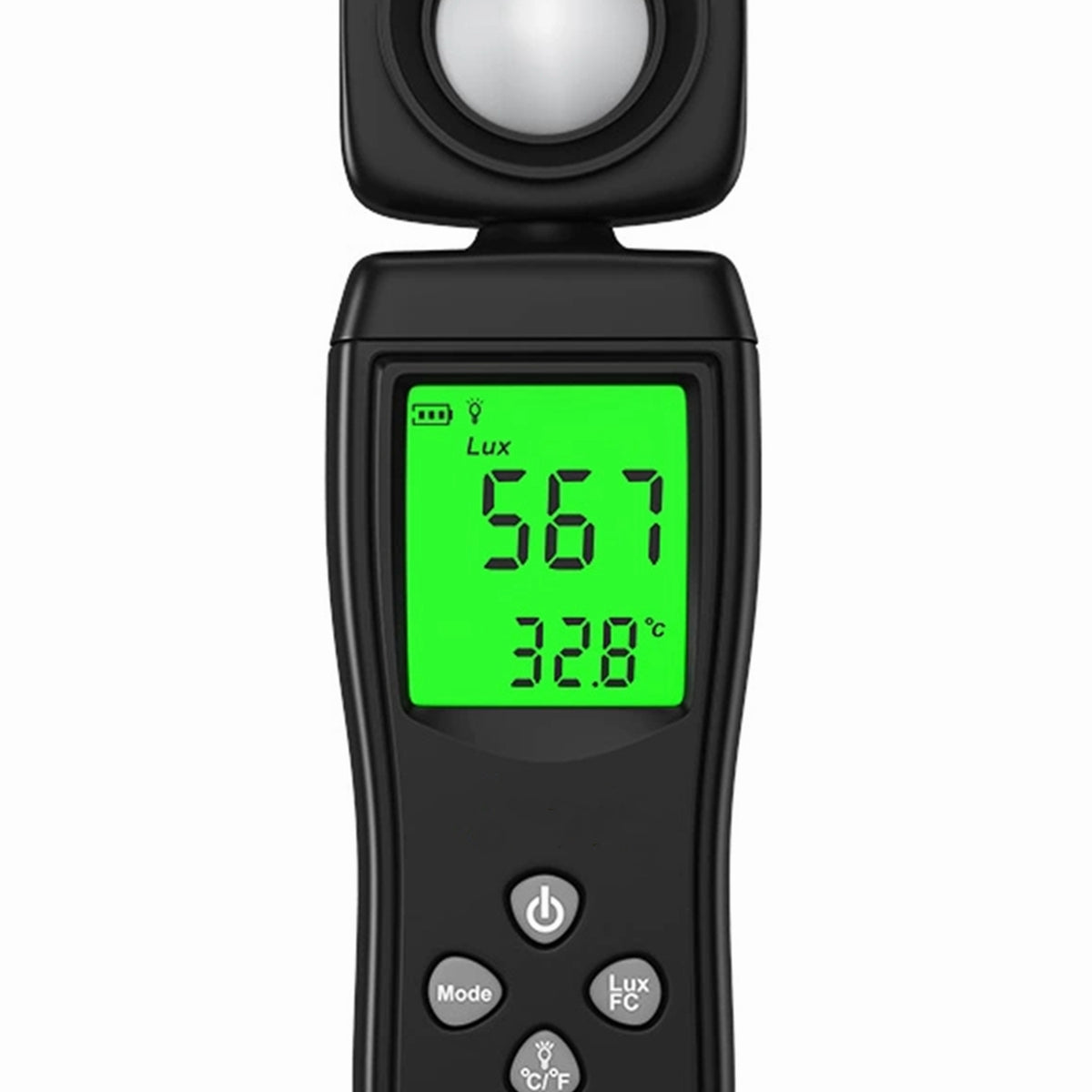 Yankok AS803 Smart Digital Light Meter 1-200000 Lux Measurement (Batte