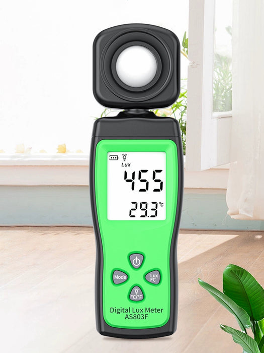 Yankok AS803F Smart Digital Light Meter 1-200000 Lux Measurement (Battery NOT Included)