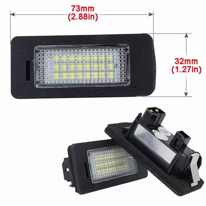 Yankok LED License Plate Lights for 2000s BMW 1 3 4 5 Series X1 X3 X5 X6 M3 M4