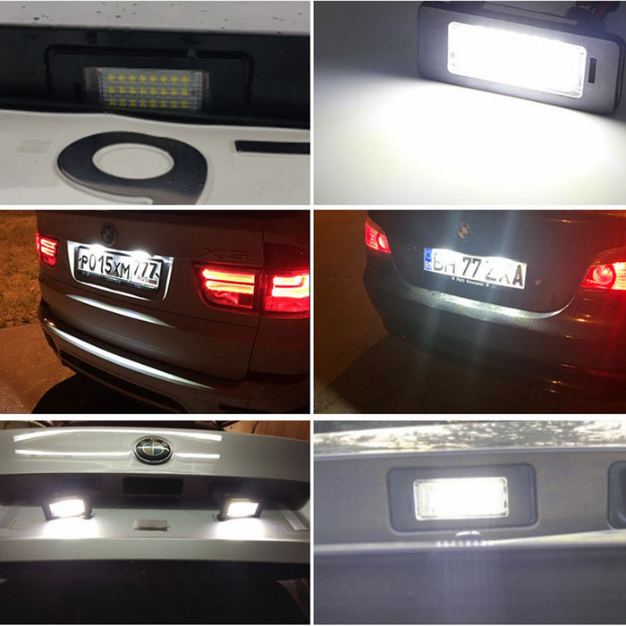 Yankok LED License Plate Lights for 2000s BMW 1 3 4 5 Series X1 X3 X5 X6 M3 M4