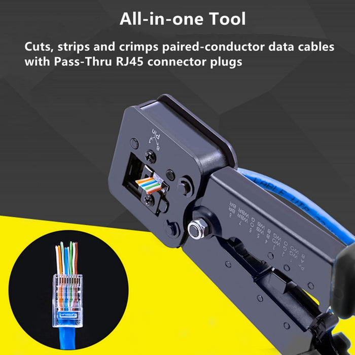 RJ45 RJ12RJ11ネットワークコネクタプラグケーブルクリンパーハンドツール