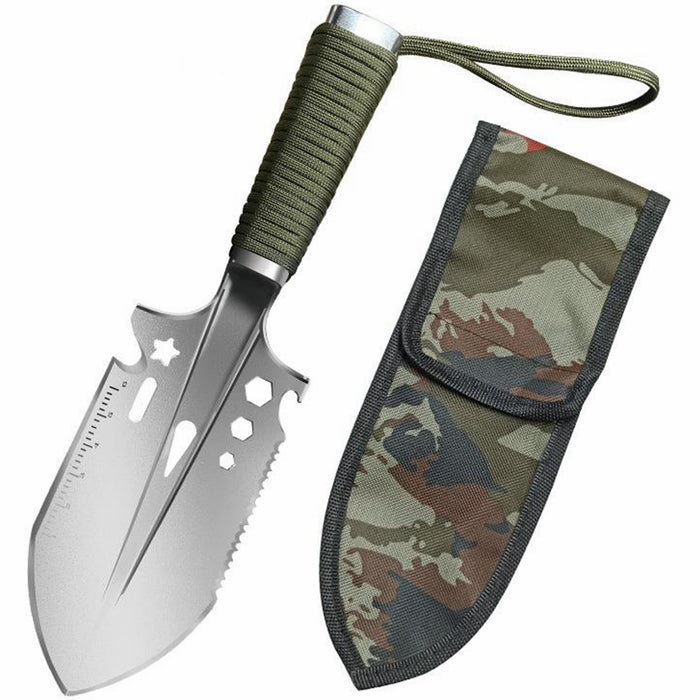 Yankok 10" Multifunction Mini Hand Shovel, 9 in 1 Ultralight Stainless Steel Trowel