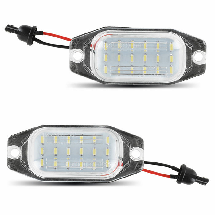 Yankok LED License Plate Lights for Toyota FJ Cruiser 2007-2014 Land Cruiser 1991-1997 Prado 2010-2016 Lexus LX450 1996-1998
