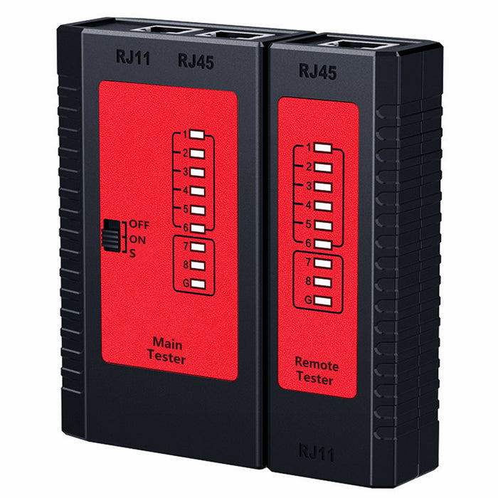 thumbnail interactive-video image 1 of Mcbazel Network Cable Tester For RJ11/RJ45 – Ethernet & Phone Line 1 of 14