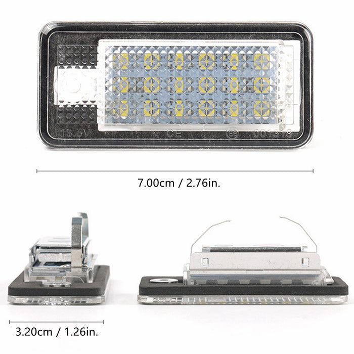 Original license plate lighting pair Audi A3 A4 B6 B7 A5 A6 C6 A8 D3 2001