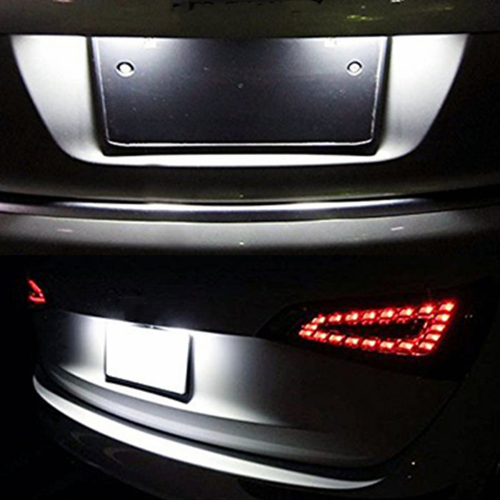 Yankok Audi LED License Plate Lights for 2000s Edition A3 S3 A4 S4 A6 S6 A8 S8 Q7 RS4 RS6